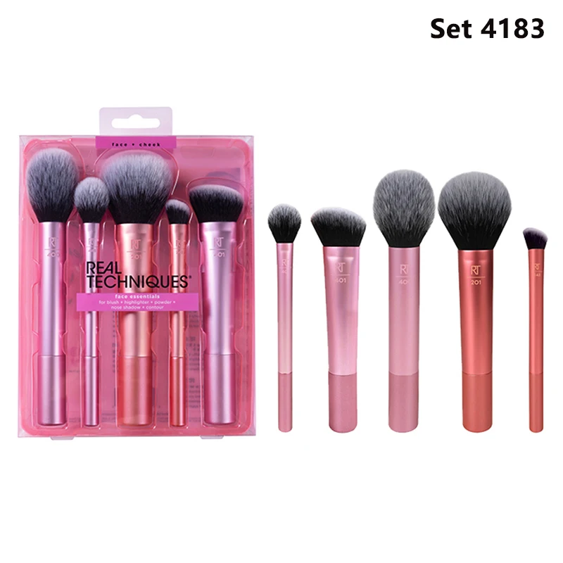 Makeup Brushes Tool Set Cosmetic Powder Eye Shadow Foundation Blush Blending Beauty Make Up Real Techniques Brush Sets