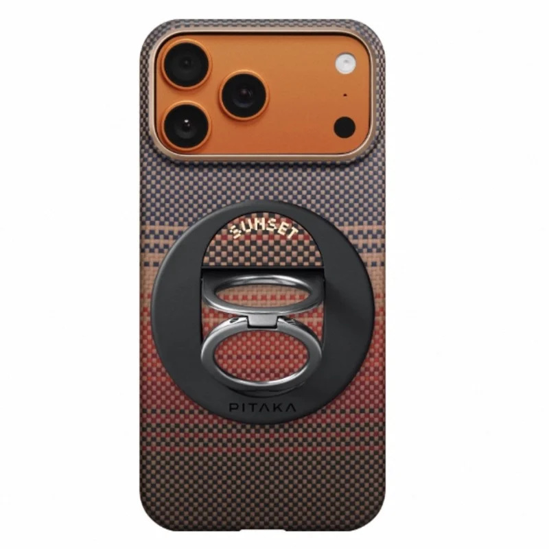 

Чехол из углеродного волокна Pitaka для iPhone 17 Pro Max, задняя крышка с беспроводной зарядкой для iPhone 17 Pro