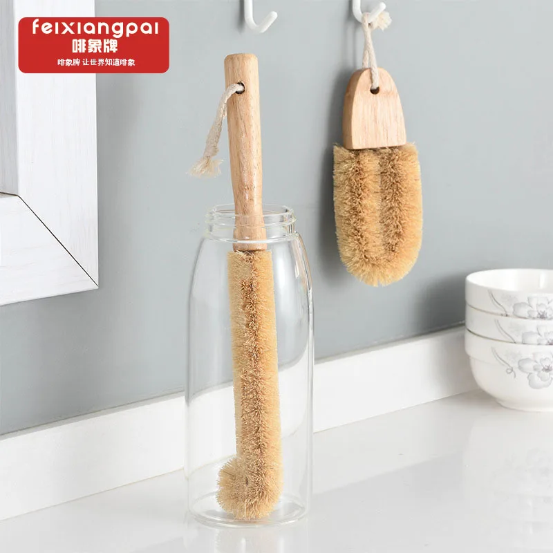 Long-handled Silicone Cup Brush Bottle Brush Insulation Cup Washing Cup Brush No Dead-end Cleaning Brush Multifunctional Tools