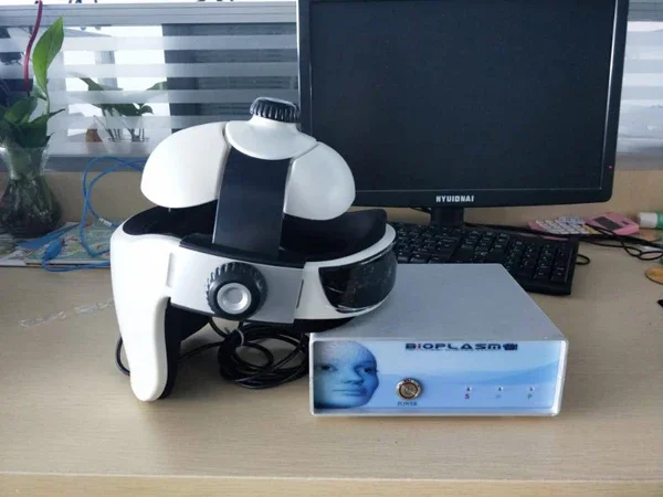 

New Bioresonance Bioplasm 9d Nls Health Analyzer with Helmet Type Headset