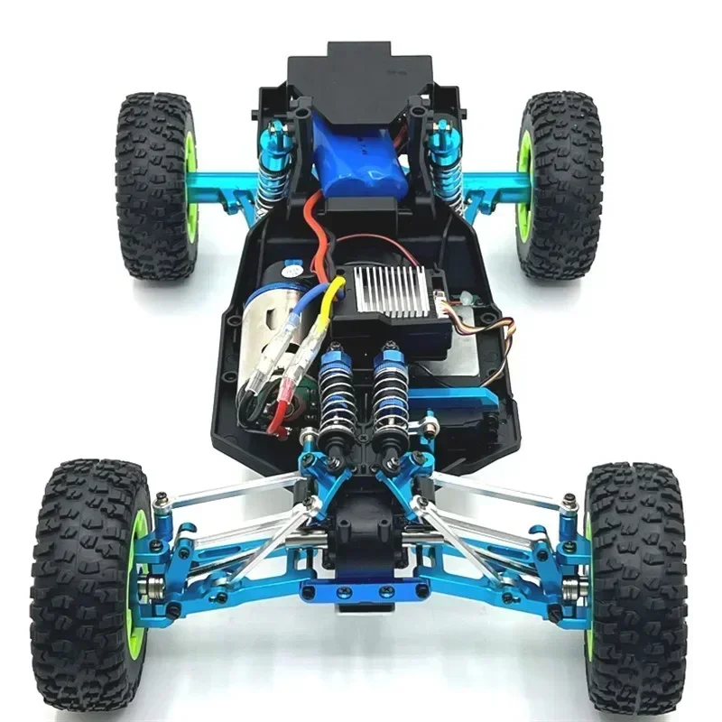 Wltoys 124006 12423 12427 12428 12429 Metalen Upgrade Onderdelen Kit Stuurbeker Stuurinrichting Link Rod 1/12 RC Auto Accessoires