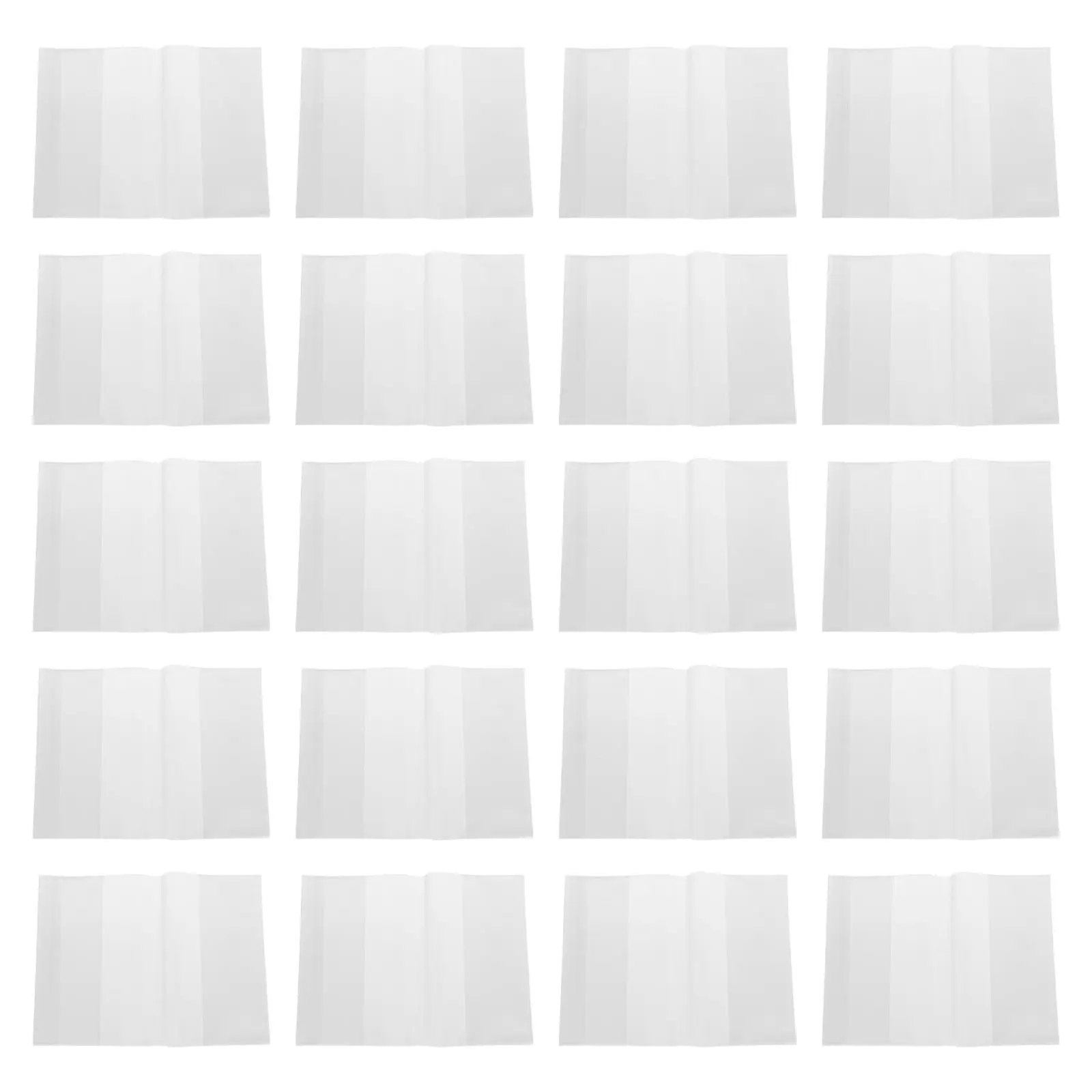 

20 шт. прозрачных обложек для книг в твердом переплете, защитные чехлы из полипропилена, прозрачная пленка для книг для школ и библиотек