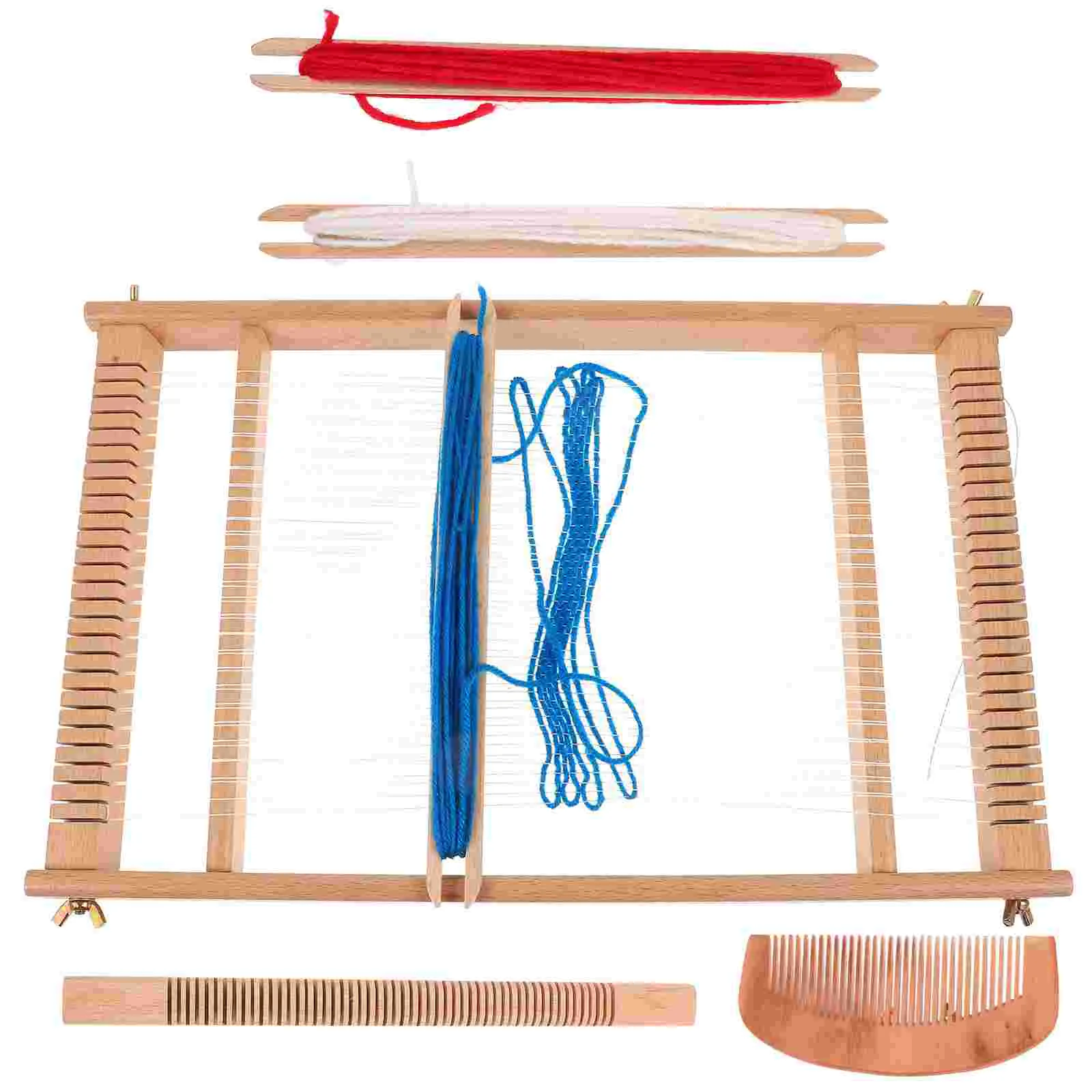 

Wooden Handcraft Weaving Loom Diy Hand-knitting Weaving Machine Wood Weaving Loom weaving loom for adults