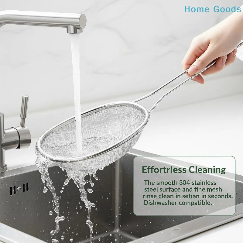 Commercial Kitchen Oil Filter - Colador de malla fina de acero