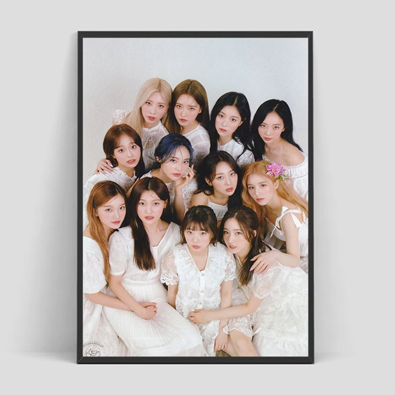 Kpop Girls Group L-Loona Poster Decoration Home Decorations Print Art Posters for Wall Decororation Painting on Canvas Paintings