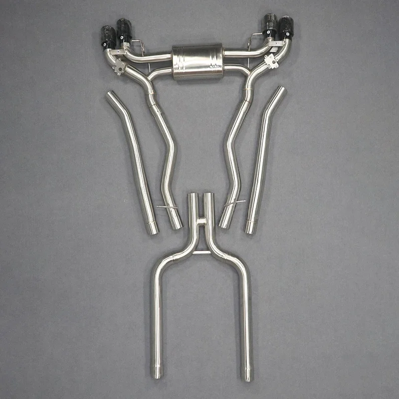 

Stainless Steel Catback Exhaust Valve for BMW M5 F90 Titanium Racing Muffler With Gold Fish Scale & Brushed Appearance