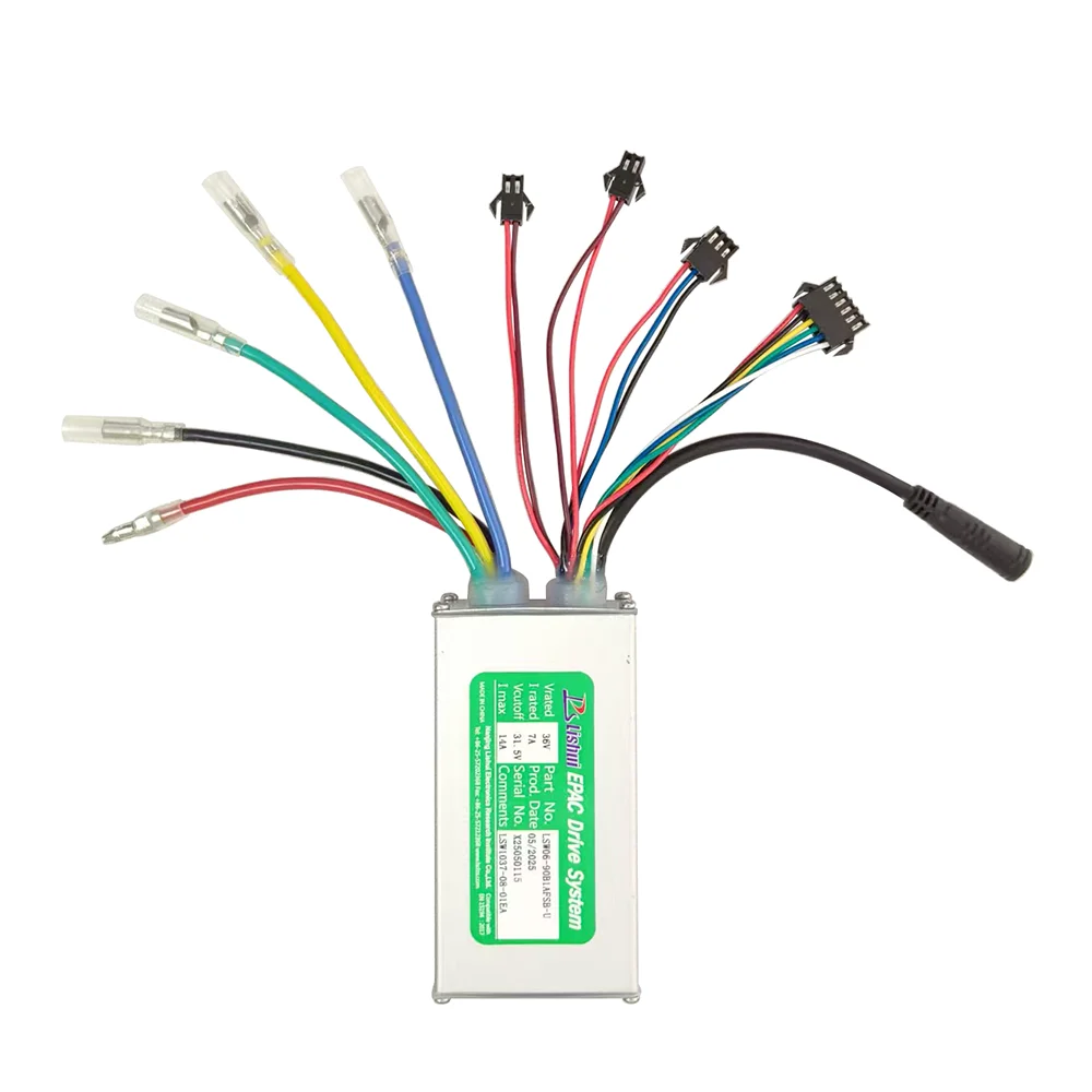 

LSW06-90B1AFSB-U 36V 14A Brushless Motor Controller Speed Parts for Electric Scooters MTB Ebike Accessories Speed Controller