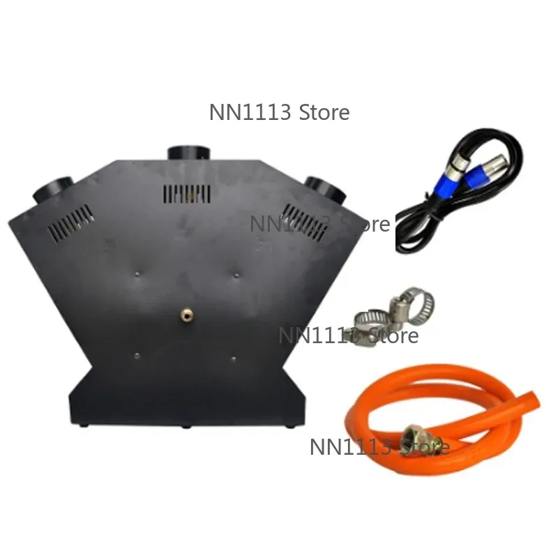 200W 3 Head Stage Effect Equipment DMX512 Control Electric Spray Fire Flame Machine for DJ Party Event Jet Fire Flame Making