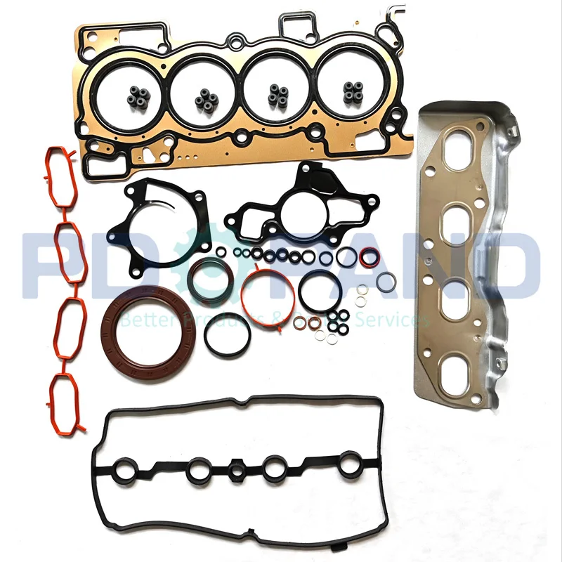 FIT MR16DDT MR16 1.6L Juke F15 NISMO Tiida Sentra Pulsar Sylphy X-Trail Teana L33 Full Engine Overhaul Head Gasket Seal Set