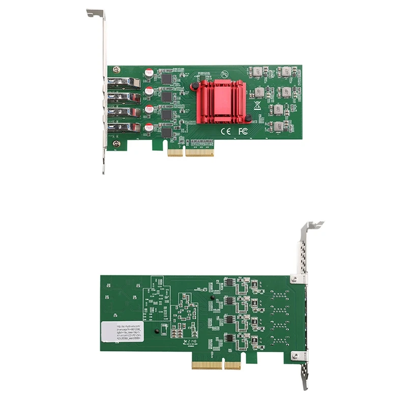 1 PCS 4-Port USB 3.0 Visual Capture Card 20G Standalone 4-Channel Expansion Card 4X5G Adapter Card