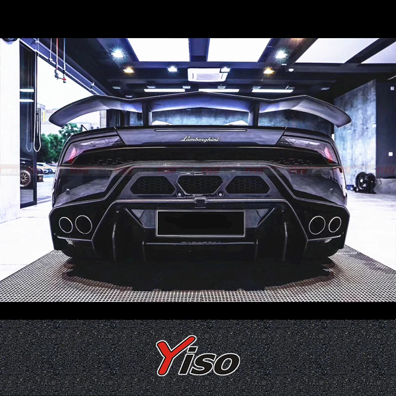 

Подходит для корпуса Vorsteiner LP580 LP610, модифицированного заднего бампера Huracan, модифицированного обвеса, заднего бампера из углеродного волокна.