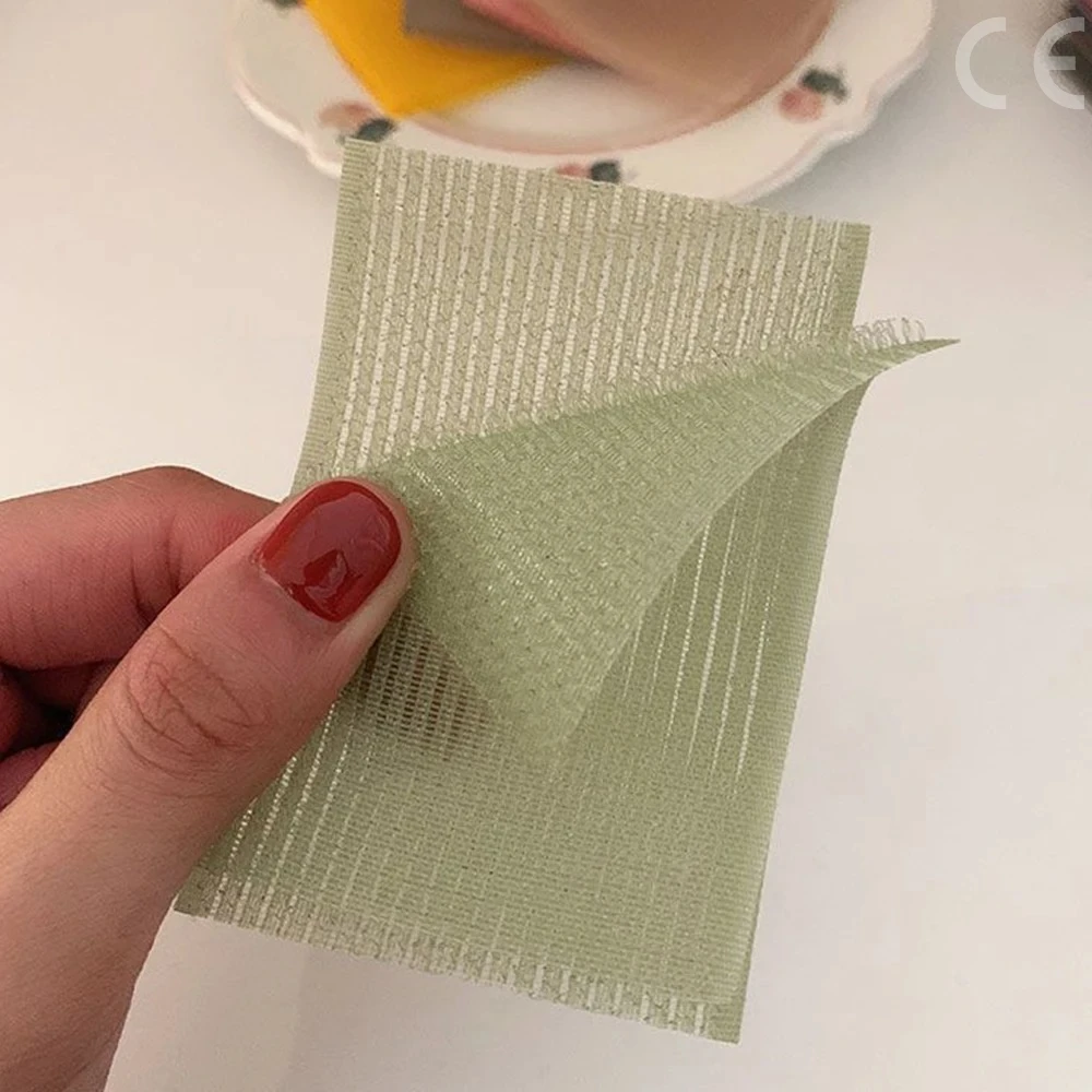 10Pcs Solid Color Bangs Magic Paste Posts Hair Sticker Clip Women Wash Face Makeup Velcro Patch Hair Accessories Styling Tools image 2