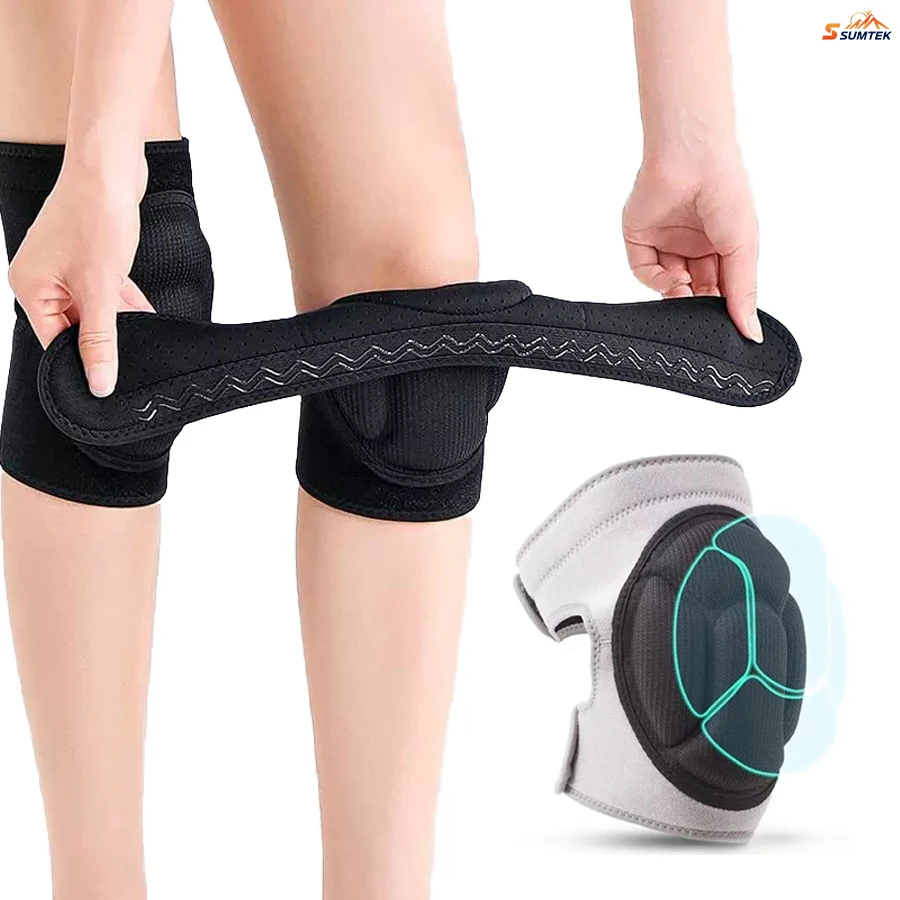 

Gardening Knee Pads for Women & Men with Adjustable Straps Anti-Slip Collision Avoidance with Thick EVA Foam Adult Knee Pads