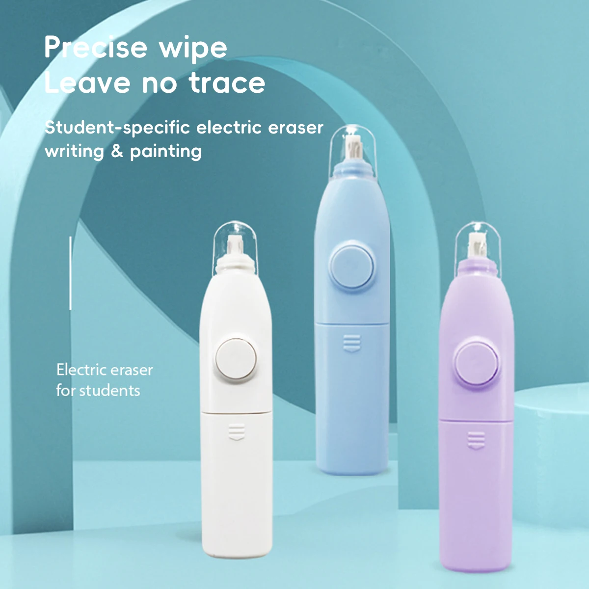 ممحاة كهربائية للطلاب، ممحاة ميكانيكية لطيفة للرسم للأطفال، مستلزمات مكتبية مدرسية، ممحاة قلم رصاص مطاطية #2