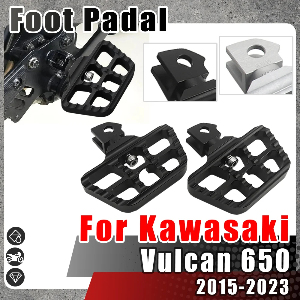 

Для K-awasaki Vulcan 650 2015-2023 подножка передние подножки водительская подставка для ног алюминиевая подножка для мотоцикла аксессуары для мотоциклов