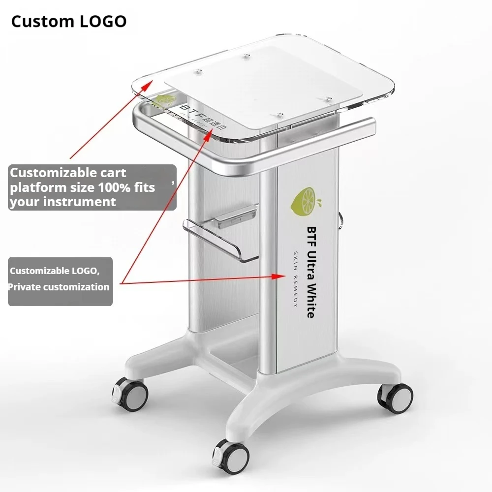 High quality, medical spa beauty cart, freckle removal/tattoo laser machine cart, ND-YAG laser equipment cart