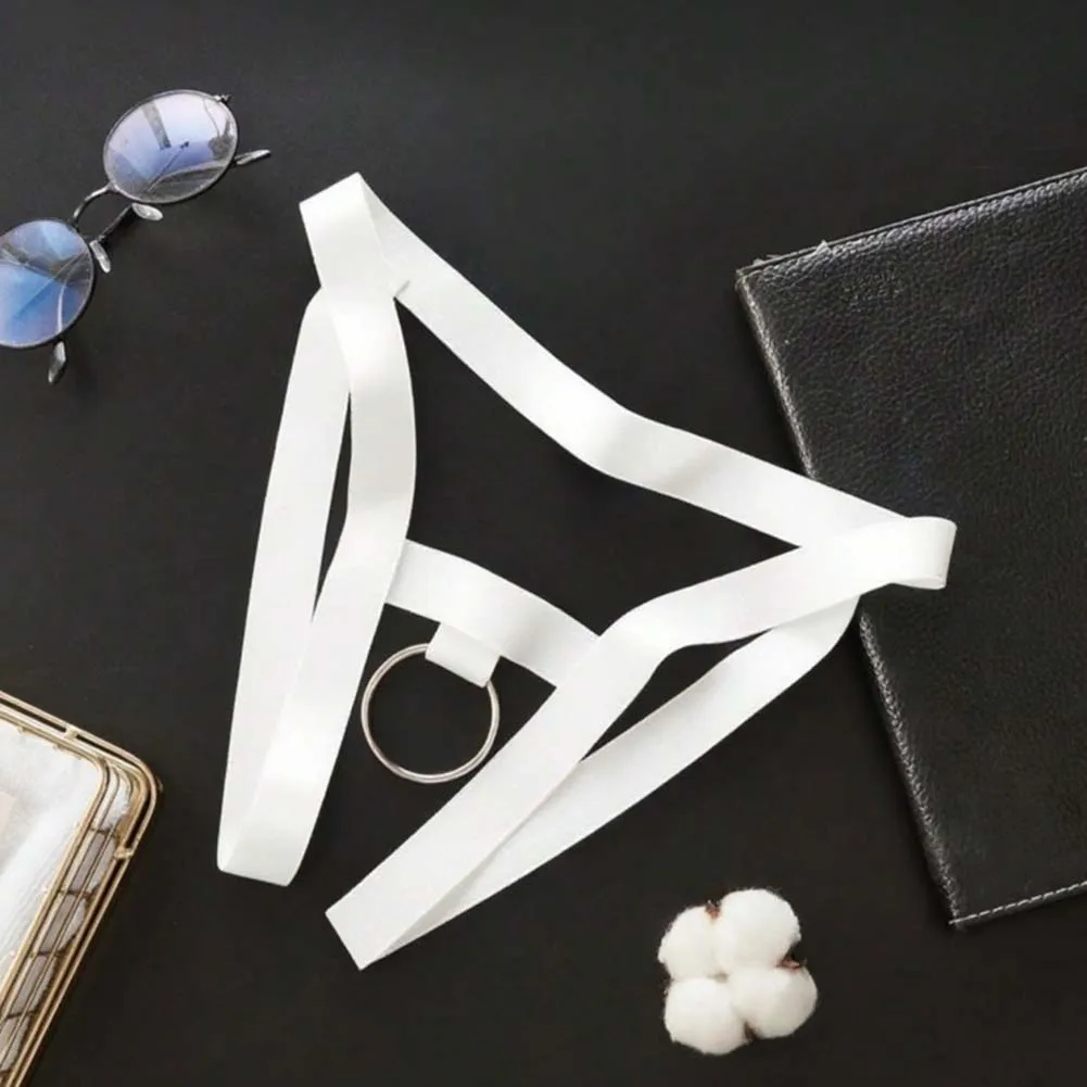 

Мужские эротические трусы-стринги с открытой промежностью и O-образным кольцом на ягодицах, для фембоев, однотонные, полые, эластичные, мужское нижнее белье