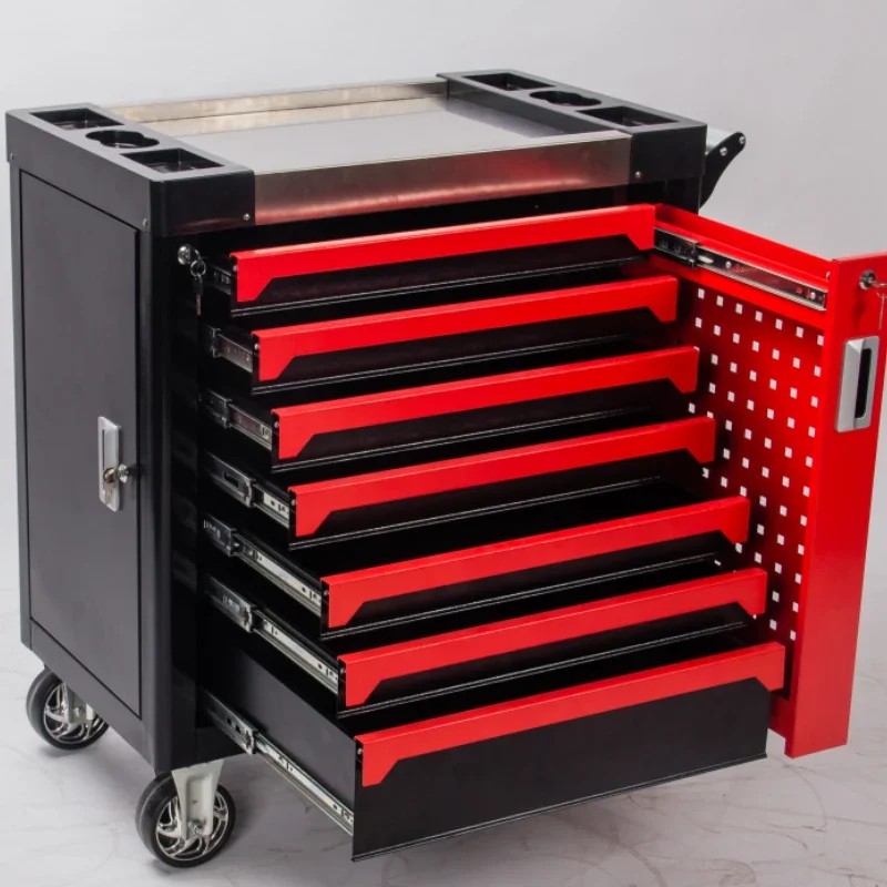 Hot selling workshop seven drawer tool trolley cabinet