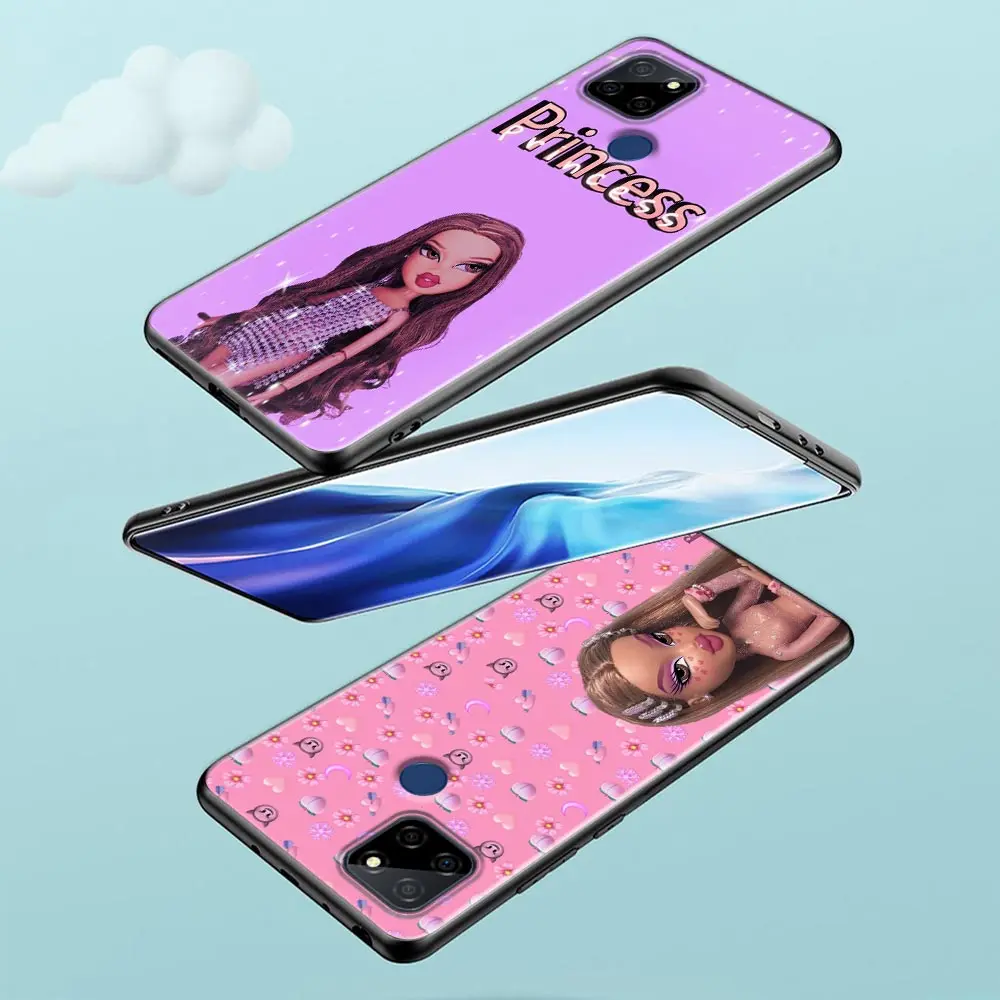 Lovely Cartoon Fashion B-Bratz- Doll Silicone Case For Realme 5 6 Pro 6i 7 5G 7i 8 8i 9i 9 Pro Plus Phone Shell Cases Soft Cover