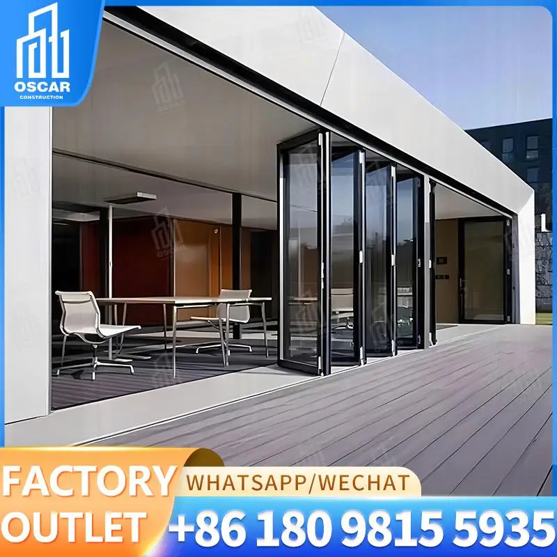 

Customizable European Style Bifold Door Ideal for Office Spaces Factory Made Bifold Door