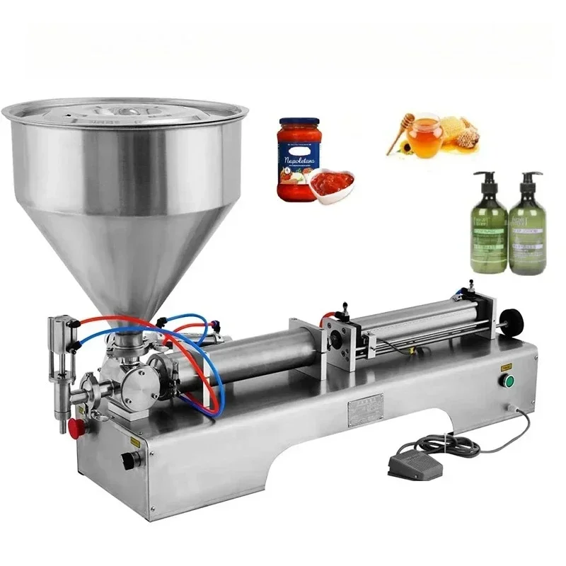 

PBOBP Automatic Liquid Paste Machine for Oils Hot Sauce Ketchup Jam Jar Lotion Cosmetic Cream Shampoo Honey Bottles Gear
