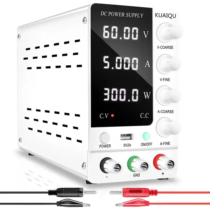 Adjustable Voltage Repair Dc Regulated Power Supply VariableSwitching Model  60A  5A Laboratory