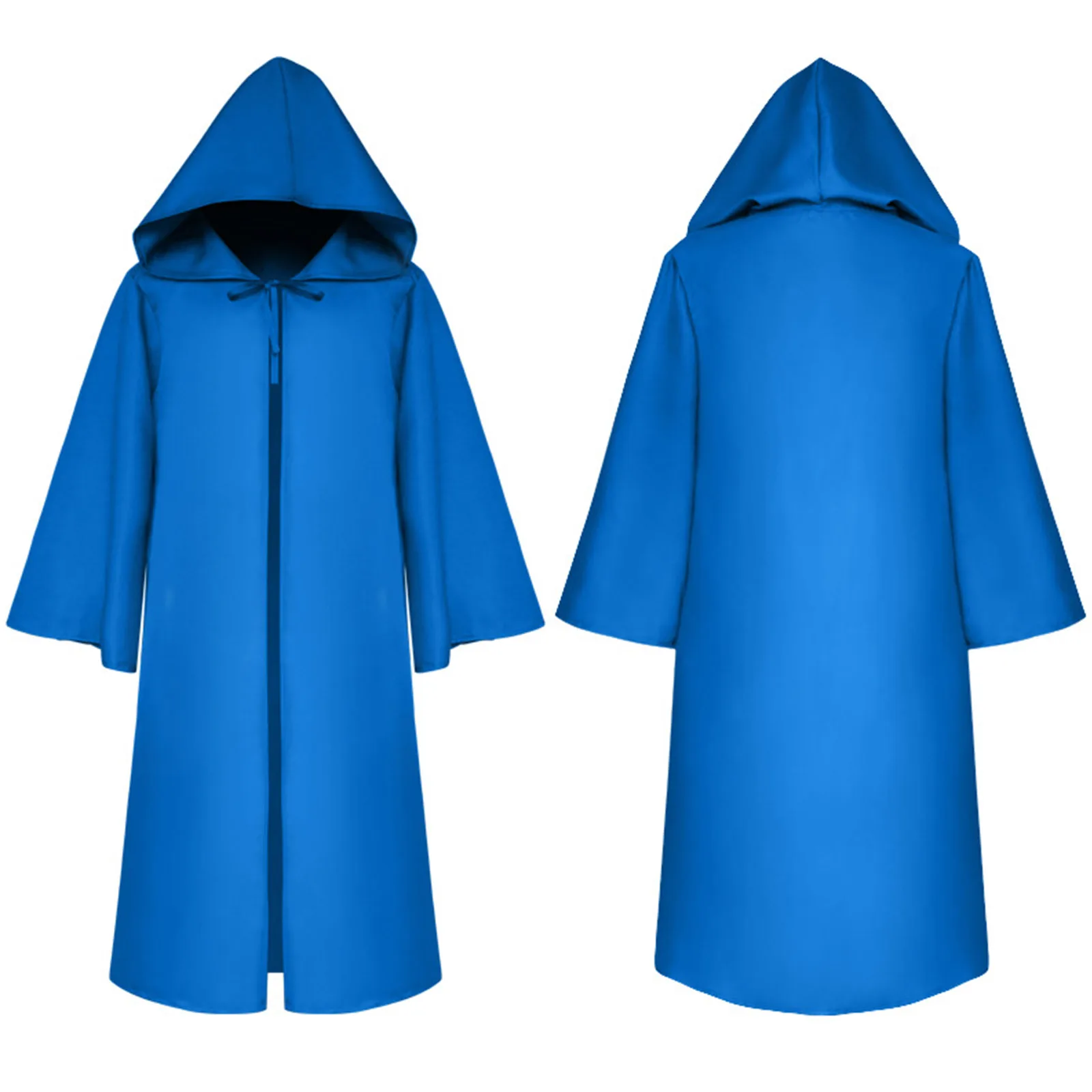 Halloween Kids Cloak Boys Girls Black Hooded Cloak for Wizard Death Magician Cosplay Gothic Robe Cape Theme Party Dress Up