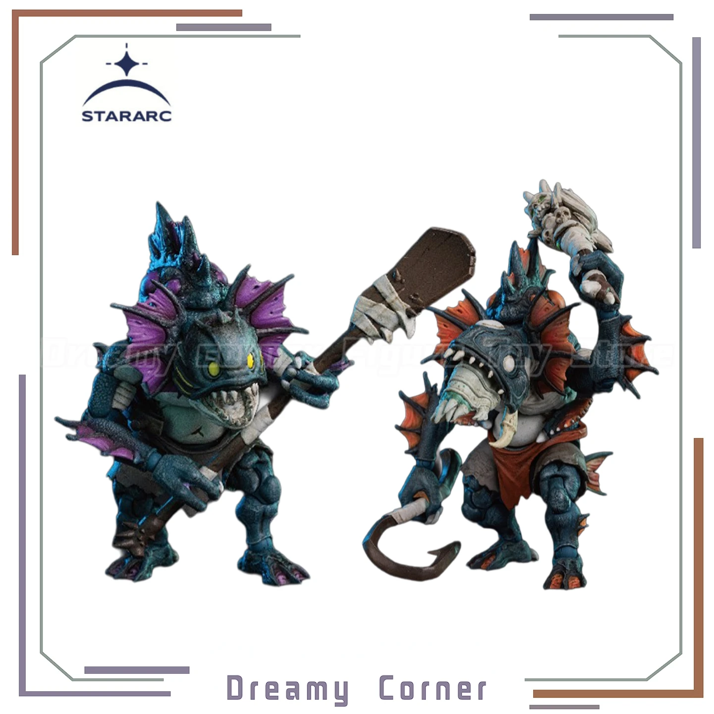 

【В наличии】Оригинальные игрушки STARC SAN ZERO THE DEEP ONES оранжевая версия фиолетовая версия экшн-фигурка модель коллекция орнамент