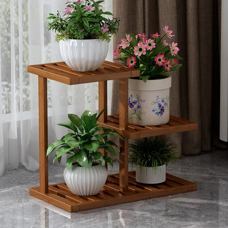 الشمال الخشب رفوف النباتات دعم النبات شرفة الطابق نوع حديقة رفوف النباتات اناء للزهور الأثاث في الهواء الطلق Prateleira FYPS