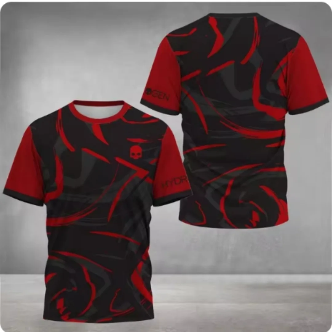 

2024 Breathable Men's Padel Tennis T-Shirt Summer Outdoor Sports Short Sleeve Top Quick Dry Football Running T-Shirts Clothing