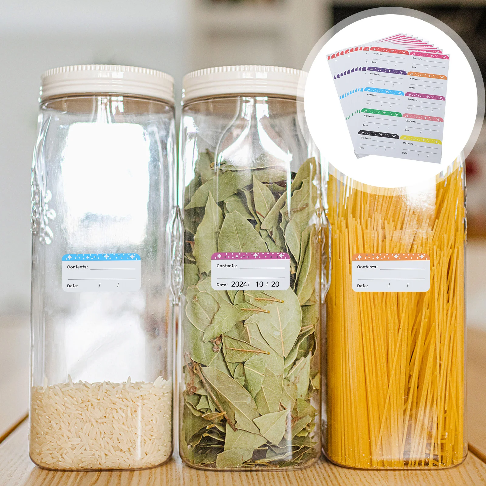 

Waterproof Food Labels For Pantry Containers Freezer Storage Stickers Write On Date Markers Residue Free Removal