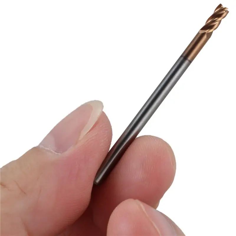 AA81-20PCS 3Mm Solid Carbide Endmills Endmill D3X8XD4X50L 4Flute Side Milling Slotting Profiling Face Mill Standard Length
