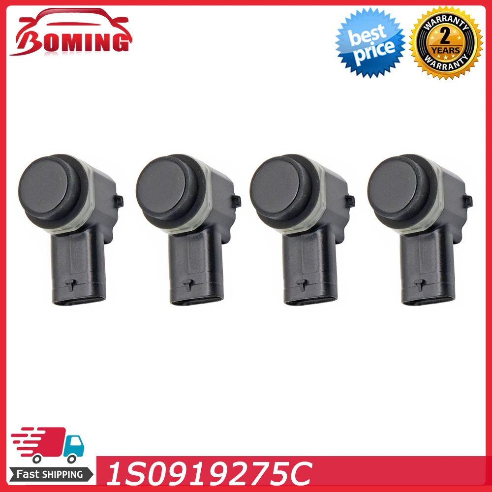 

4Pcs PDC Parking Sensor Bumper Reversing Radar 1S0919275C For Audi A4 A5 A6 A7 A8 Q3 Q5 Volkswagen Passat Tiguan Golf 5KD919275B