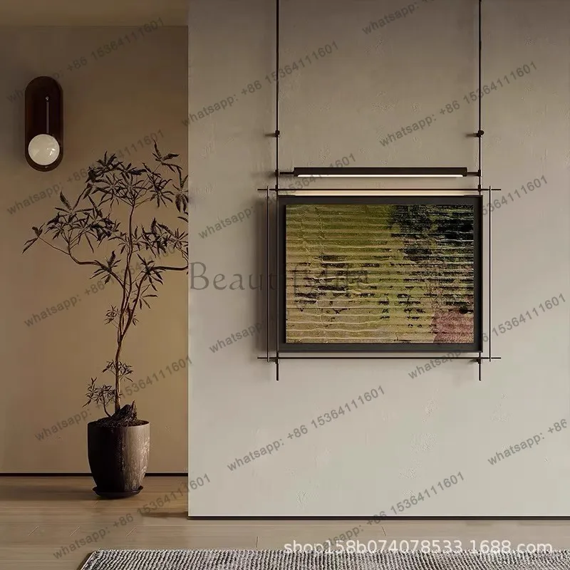 Iron decoration hanging painting metal entrance hanging decoration living room simple home