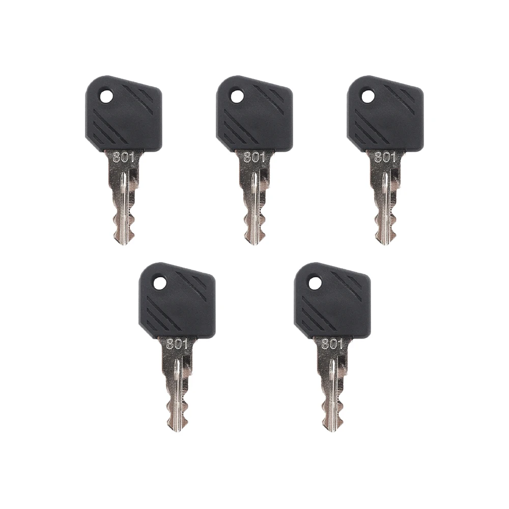 1/5/10/30/50PCS  801 Key For Linde Forklift Lift Truck 0009730419 0009701304 Ignition Switch Key Internal Combustion Truck Key