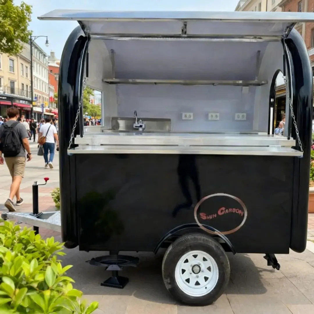 

A Great Helper for Outdoor Catering Business: Black and Steady Food Trailer