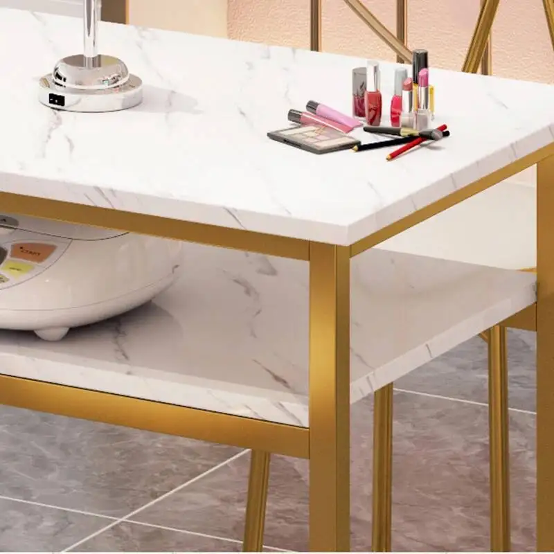 

Professional Nail Table Marble Pattern Special Economy Manicure Table Nail Dressing Salon Coffee Table Onglerie Furniture XYNT