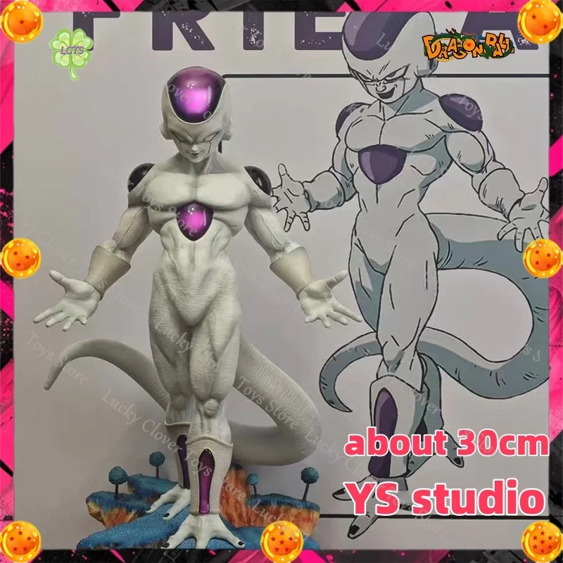 AUF LAGER YS Studio 28 cm Dragon Ball Anime Figur Frieza Figur Die vierte Form Frieza Figur PVC Statue Modell geschenke Spielzeug