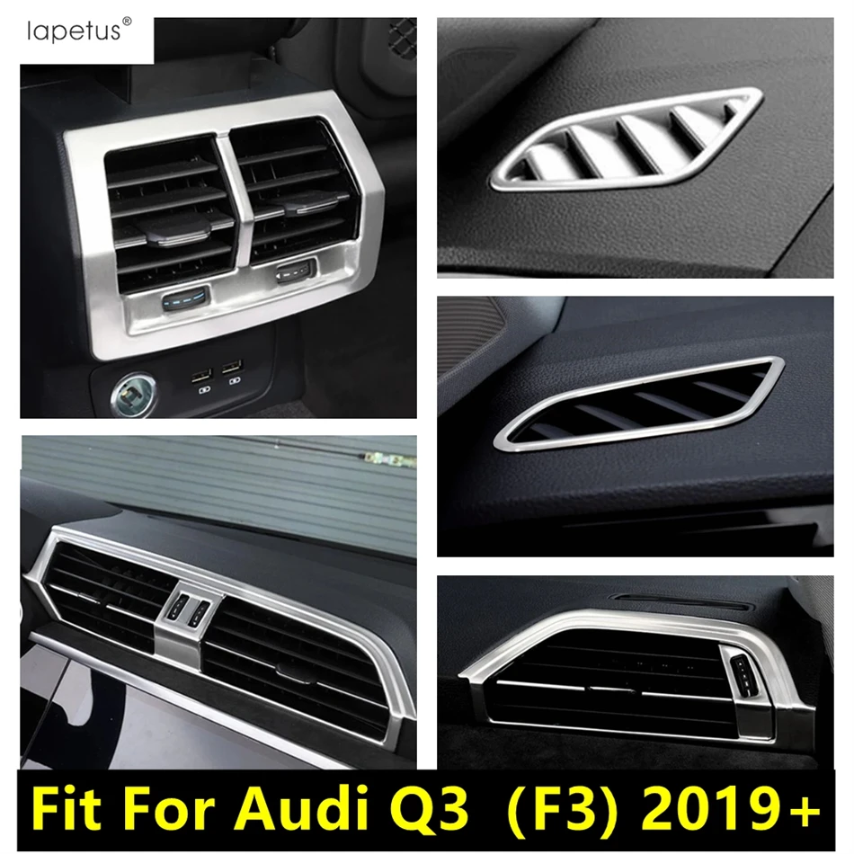 

Dashboard Air Conditioning Vent / Rear Box AC Outlet Frame Decoration Cover Trim For Audi Q3 F3 2019 - 2024 Accessories Interior