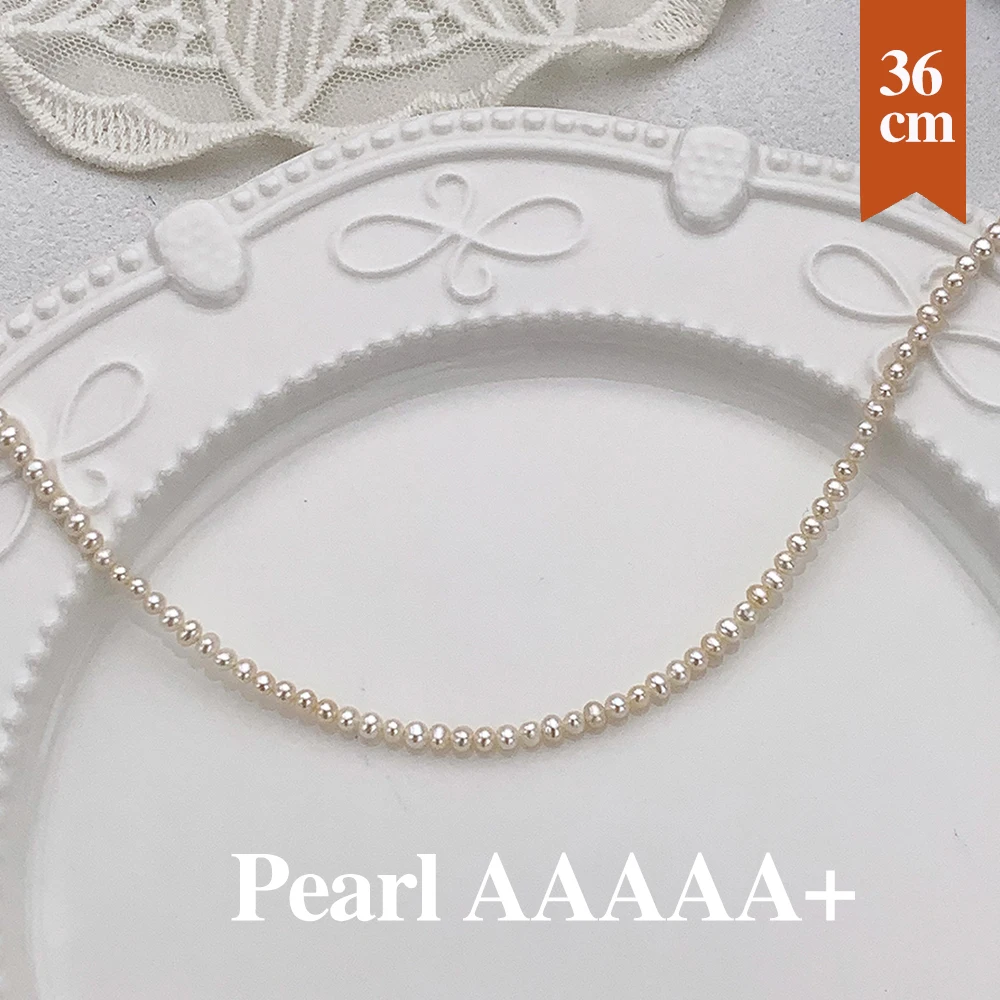 

Punch Natural Freshwater Small Pearl Beads 2.8-3.2mm Round Pearl Loose Spacer Beaded for Making DIY Jewerly Necklace Bracelet