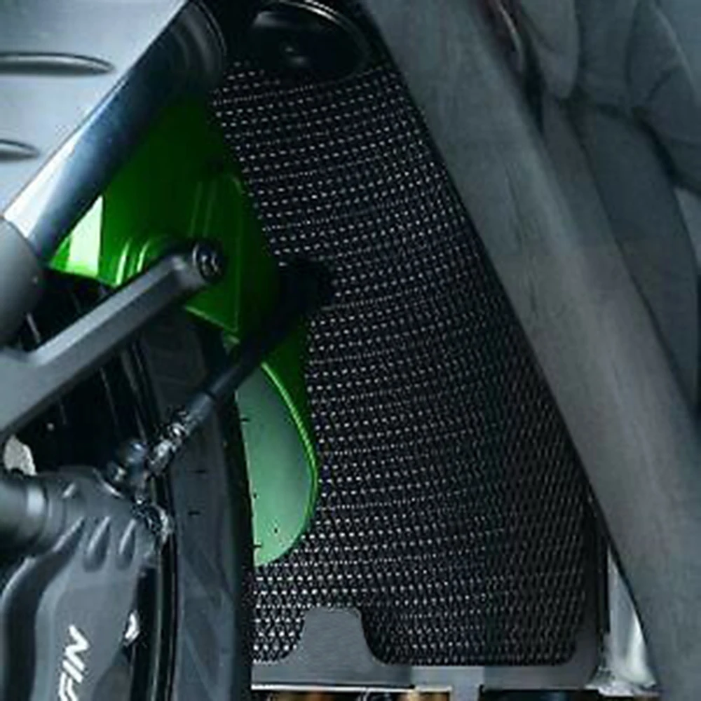 Fits for Kawasaki ZX14R Ninja ZX-14R ZZR1400 GTR1400 ZG1400 2006-2019 Motorcycle Radiator Cover Cooler Grille Protector Guard