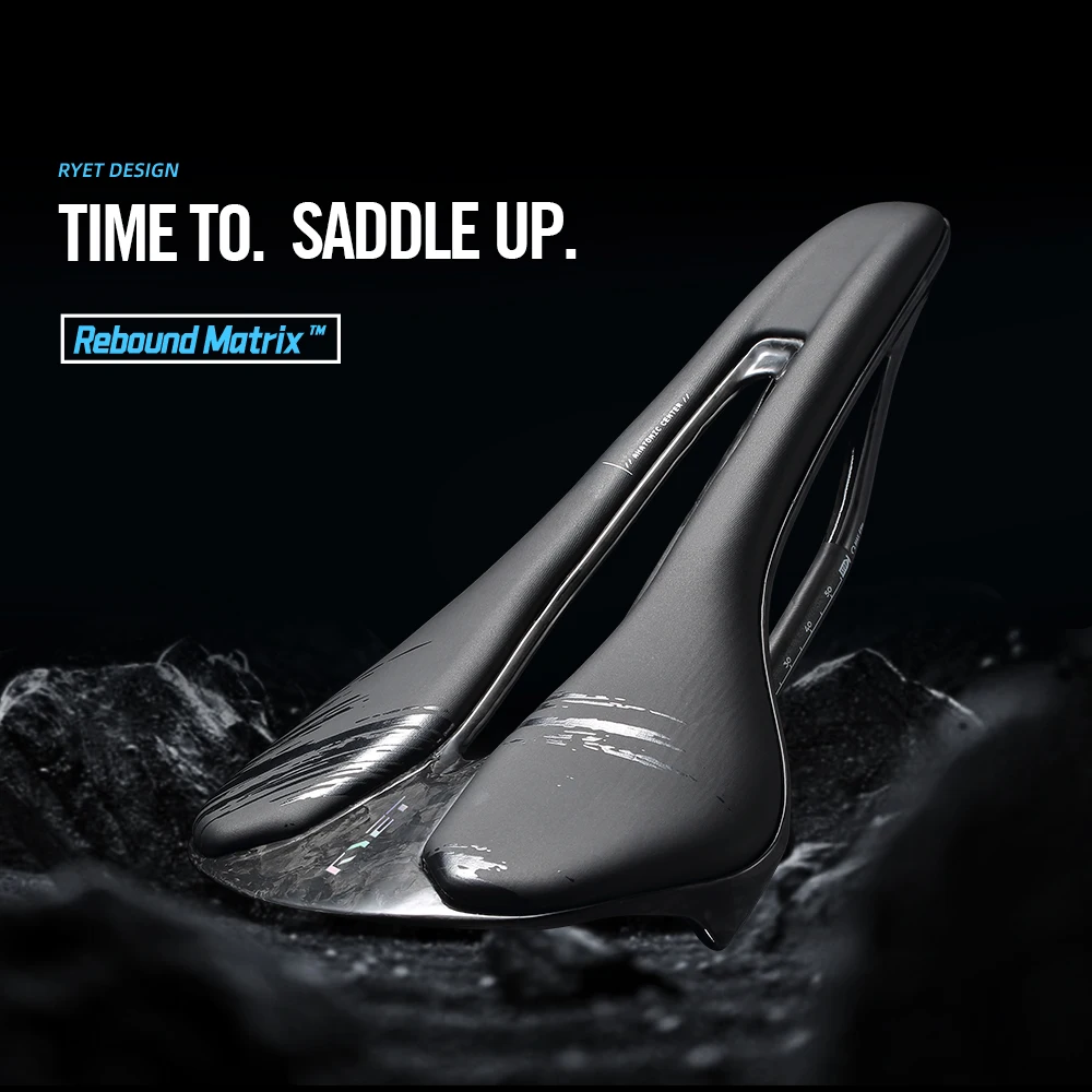 2025 RYET كامل الكربون دراجة السرج 116 جرام خفيفة 7x9 مللي متر الكربون القضبان 245x140 مللي متر ايرو للطريق الجبلية الحصى سباق الدراجات مقعد