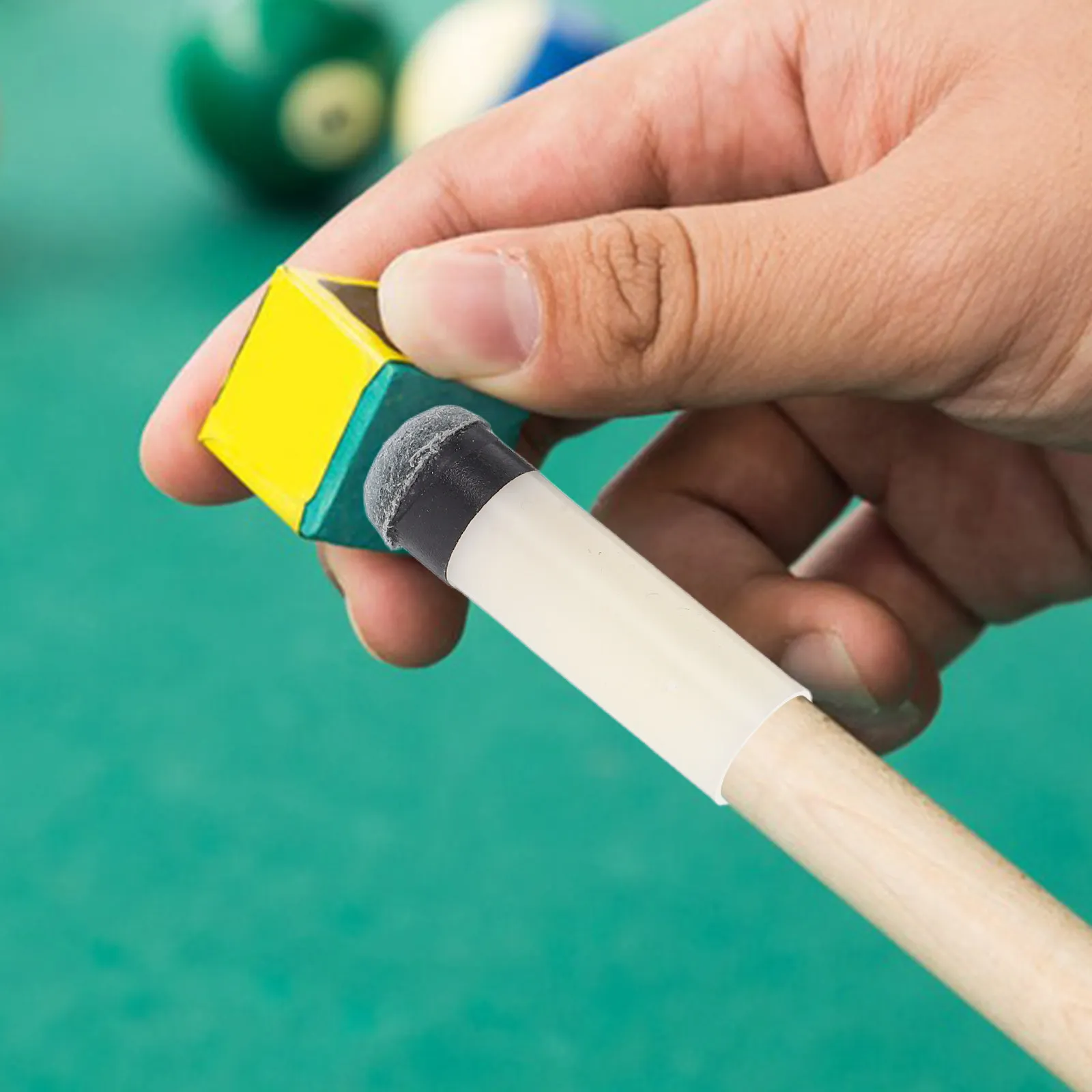 

10Pcs Pool Cue Tips Replacement Billiard Cue Tips Durable Screw on 10mm Pool Stick Accessories Repair Tool Tip