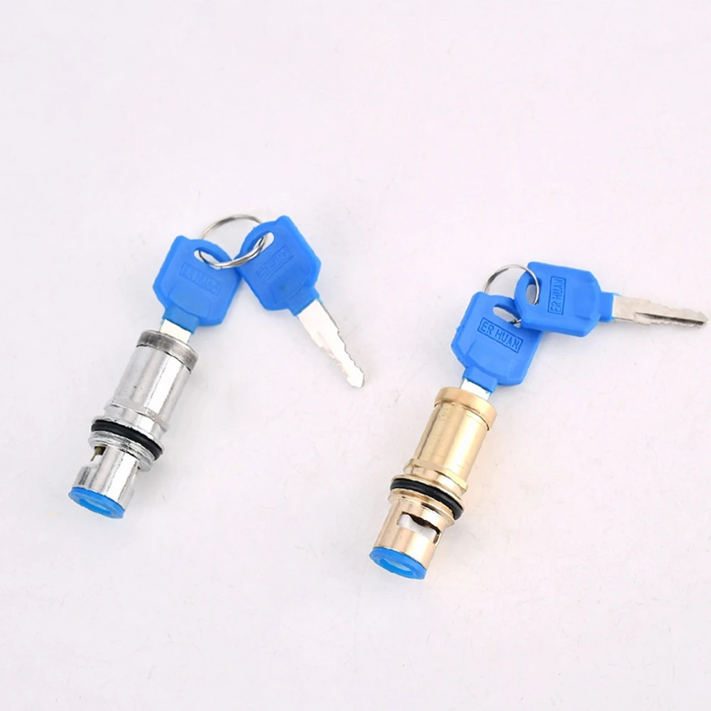 Key Lock Valve Anti-theft Tap Erosion Resistant Design Explosion-proof Strength Rotary Switch Mechanism For Home Sinks