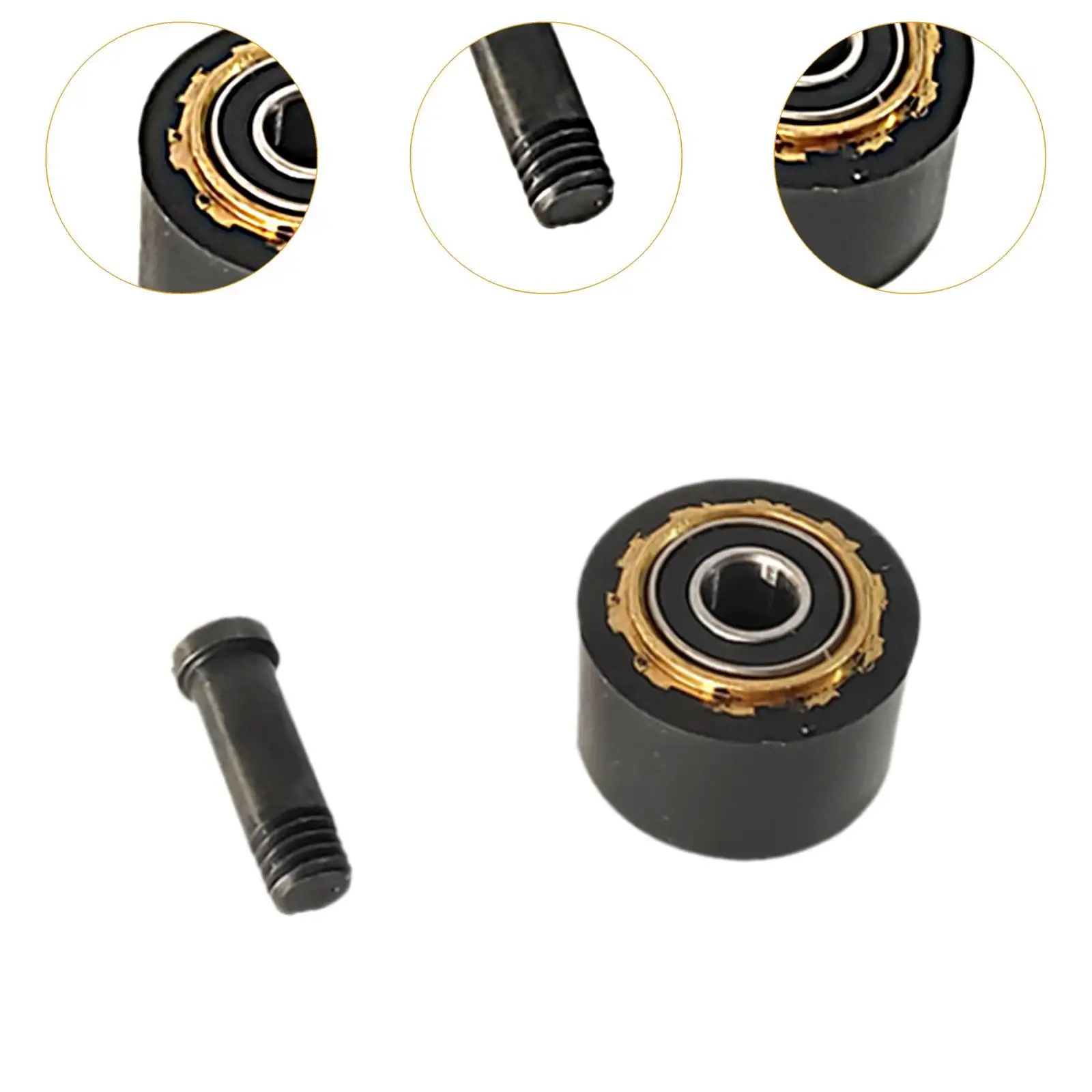 Belt Sander Roller Bear Wear Resistant Easy to Use Convenient Sander Bearing for Metal Polishing Grinding Metal Wooden Furniture