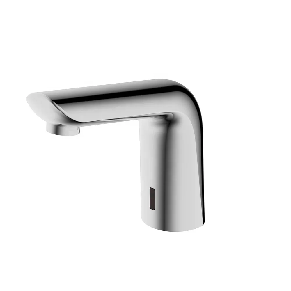 Wall mounted bathroom single cold water tap Infrared motion touchless smart automatic sensor faucet