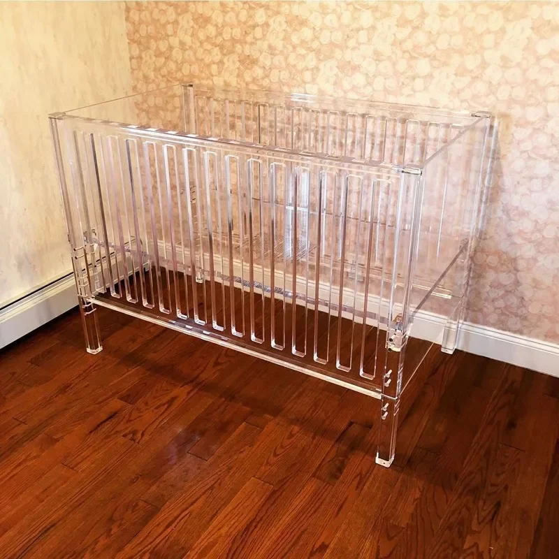 Transparent Clear  Crib Baby Child'S Bed Children Acrylic