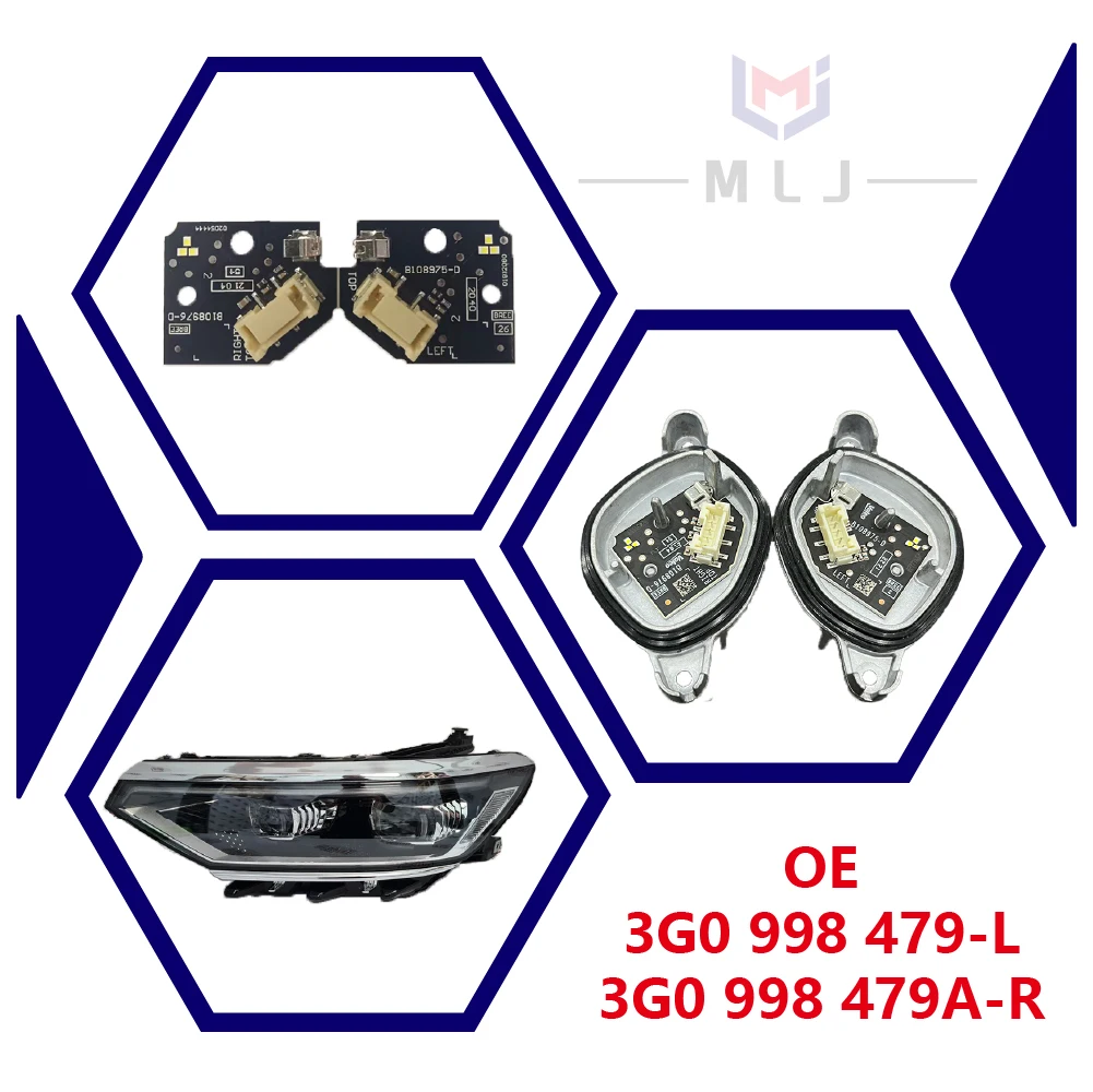 

3G0998479 For VW Passat B8 3G DRL 90152397 90137541 LED Headlight Ballast L&R 3G0998479A 90152397 90137553 Control Module Unit