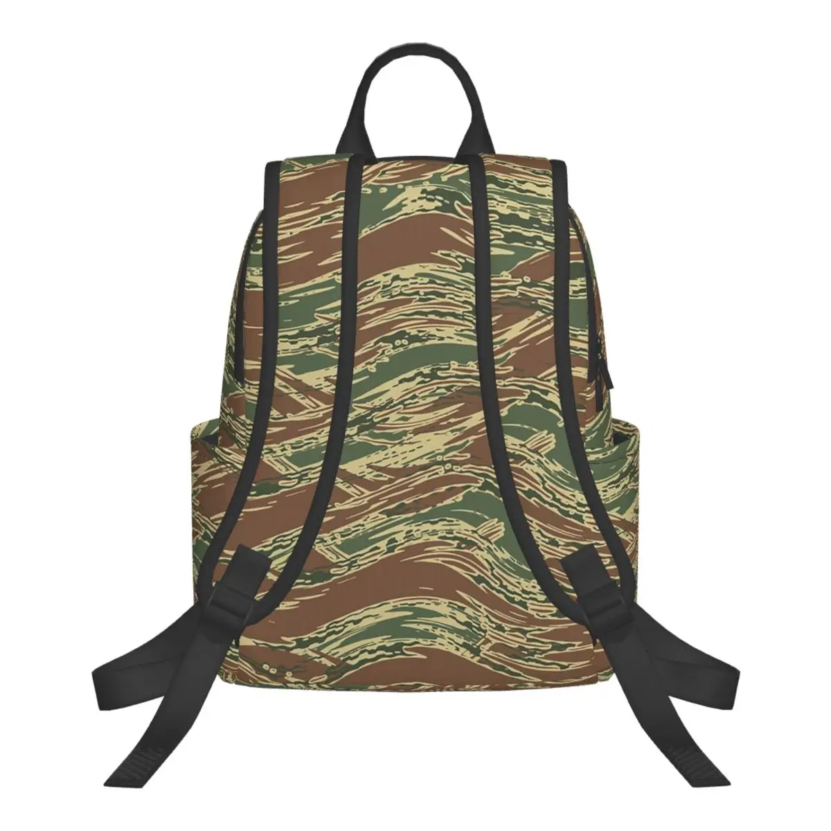 Rhodesian Brush Stroke Camouflage Student Backpack School Bag Hiking Travel Daypack for Boys Girls Bookbag Shoulder Bags
