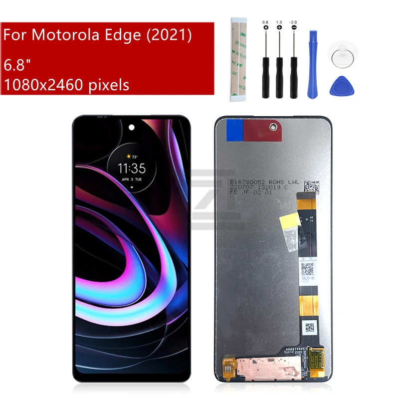 

For Motorola Moto Edge 2021 LCD Display Touch Screen Digitizer Assembly For Moto Edge 2021 Display Replacement Repair Parts